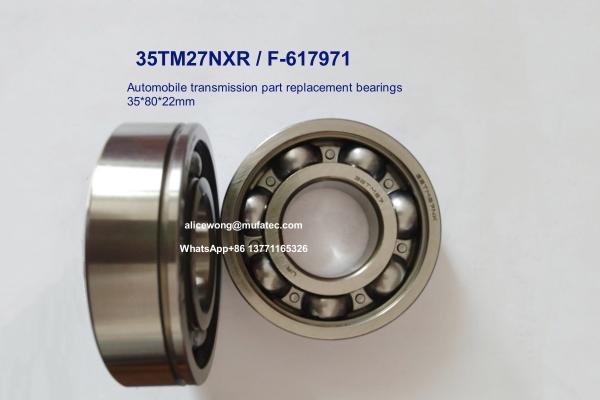 35TM27NXR F-617971 Automobile Electric Transmission Bearings 35x80x22mm Non