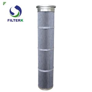 China Cement Silo Top Industrial Dust Filter High Air Flow With PTFE Coating wholesale
