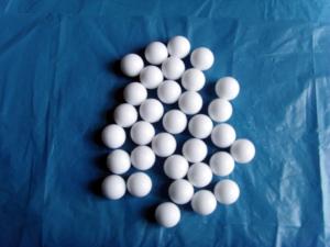 China High Performance PTFE Balls , White PTFE Material For Sealing Parts wholesale