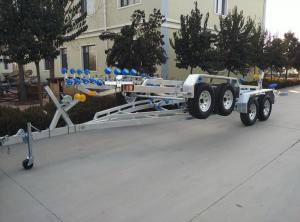 China RIB-850 Inflatable Boat Trailer With Brake Two Shaft Hot Dip Galvanized Process on sale