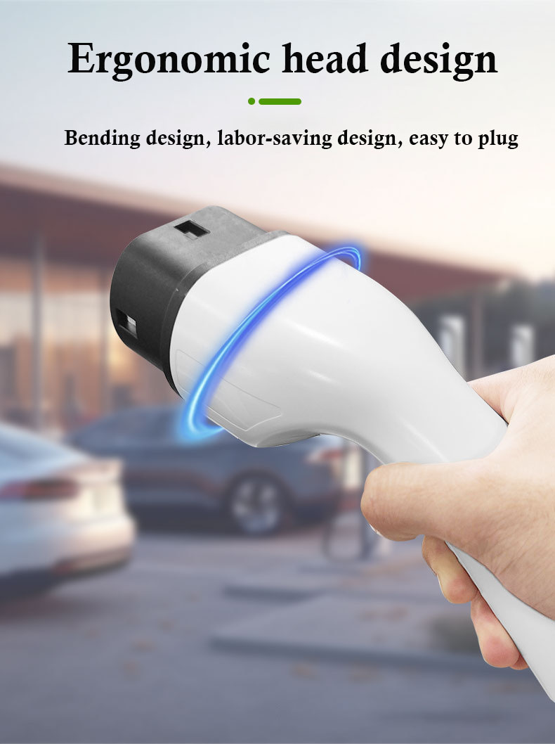 3.5KW/7KW/11KW/22KW Type2 To Type2 Extension Charging Cable With Prophylactic And Leakage Protection