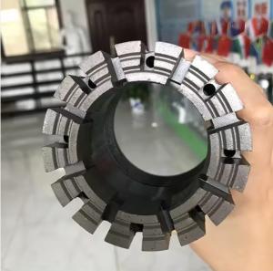 China Turbo Type Bq Nq Hq Pq Impregnated Diamond Core Drill Bits For Hard Rock Mining wholesale