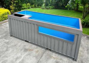 China Topshaw Prefab House Design Container Structure Shipping Container Swimming Pool for sale wholesale