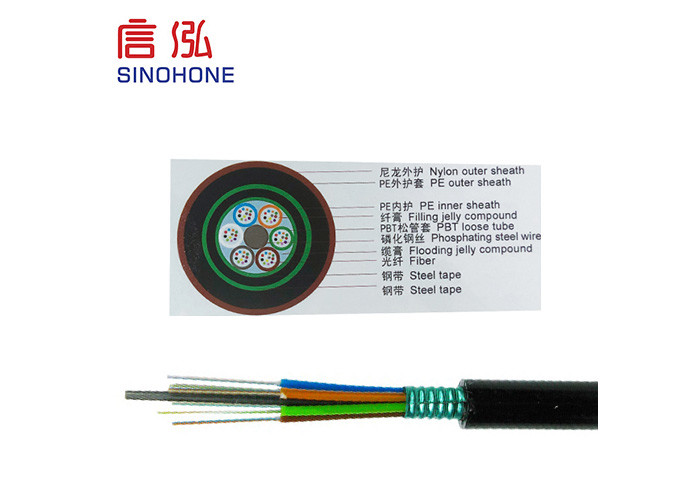 Anti Rodent Fiber Optic Cable , Terminating Fiber Optic Cable Water Blocking
