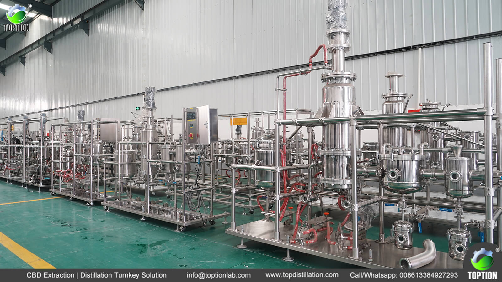 2L Short Path Distillation Kit Vacuum Molecular Distillation Unit