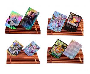 China Custom Glow Festival Cartoon Yugioh Playing Game Card Printing 3D Lenticular wholesale