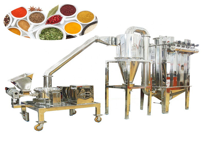 Capacity 80kg~200kg Industrial Grinding Machine For Dry Vegetable Pulverizer