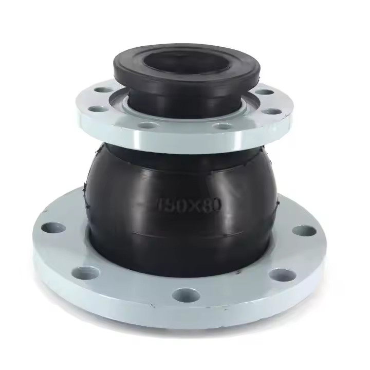 Eccentric Reducer Rubber Expansion Joint Carbon Steel Flange End EPDM Expansion Joint