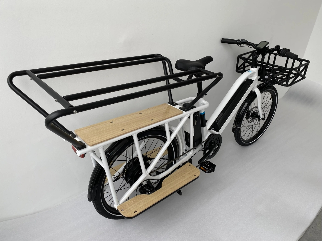 20 Inch Wheel Disc Brake Cargo E Bike 48V 500W With 14.5Ah 21Ah 24.5Ah Lithium Battery