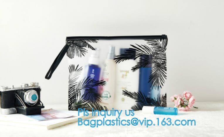 Custom waterproof pvc slider zipper wet bikini bag, zipper lock slider bag/resealable pvc slider zip poly bag, resealabl