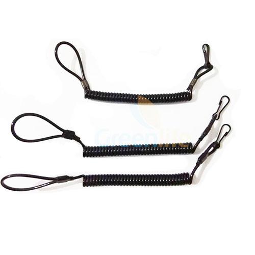 Quality High Strength Pistol Bungee Coil Lanyard for sale