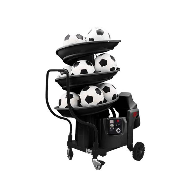 15 Balls Siboasi Football Throwing Machine Soccer Ball Pitching Machine For