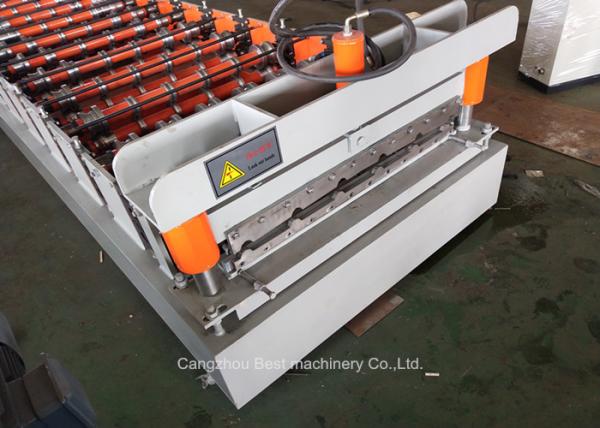 Quality Full Automatic Steel Wall Roofing Sheet Roll Forming Machine PLC Control With Hydraulic Drive for sale