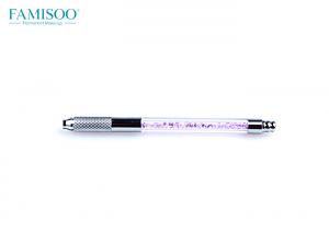 China Permanent Makeup Eyebrow Embroidery Pen , SS Manual Microblading Pen on sale