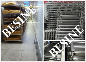 China stainless steel 304 food Grade oven racks ,trays trolleys , steel food racks ,bakery   trolleys for bread production wholesale