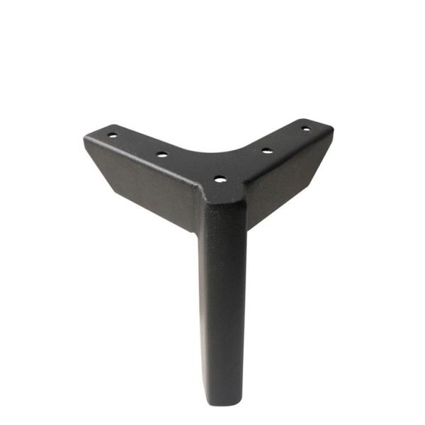 Black Painting Metal Sofa Legs 120mm Height Strong Load - Bearing Capacity