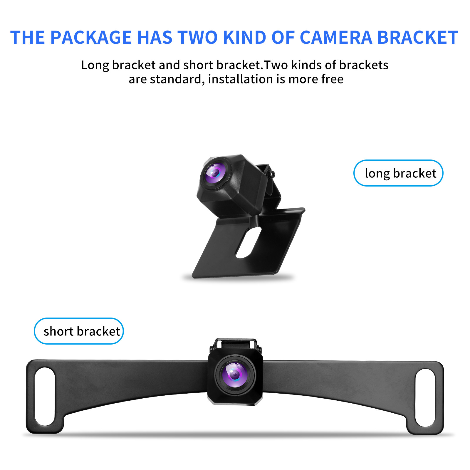 WIFI 720P IP68 Car Rearview Camera System View Angle 110 Degree