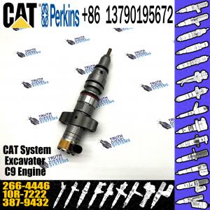 China Construction Machinery Parts High Performance Common Rail Diesel C9 Injector 266-4446 For Cat Excavator Fuel Engine wholesale