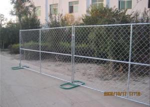 China Diamond Hole Shape Portable Chain Link Fence For Residential Housing Sites wholesale