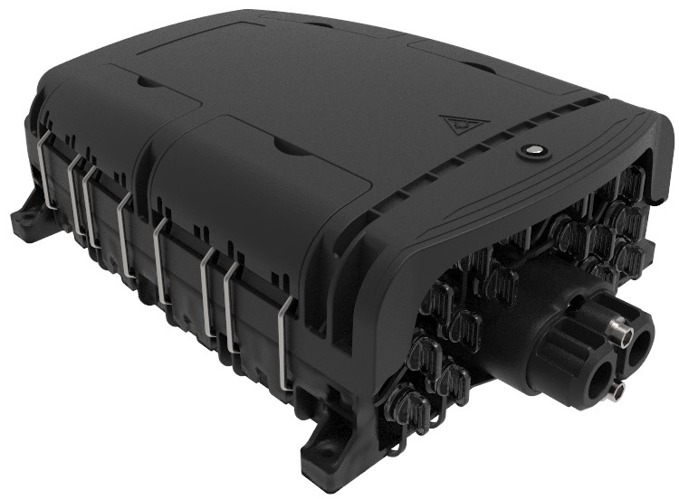 GFS-16QX-1 Pre-connectorized Fiber Distribution Box IP68 378*255*116mm 96cores max16 pre-connected adapter aerial-mount