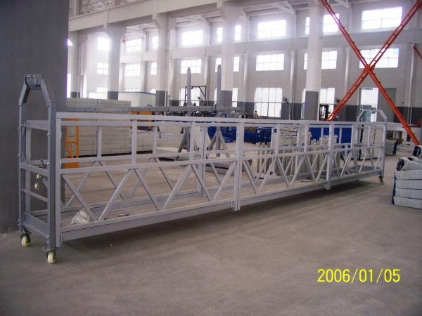 Quality 7.5M Aerial Rope Suspended Platform ZLP800 for Building Maintenance with Steel Rope for sale