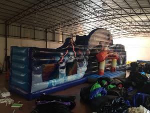 China Star Wars Fun City Square Sharp Inflatable Jumping House / Inflatable Bounce House Multiplay wholesale
