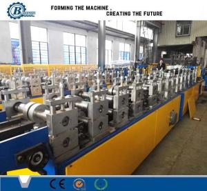 China Light Weight Truss Furring Channel Steel Roll Forming Machine With Non Stop Cutting on sale