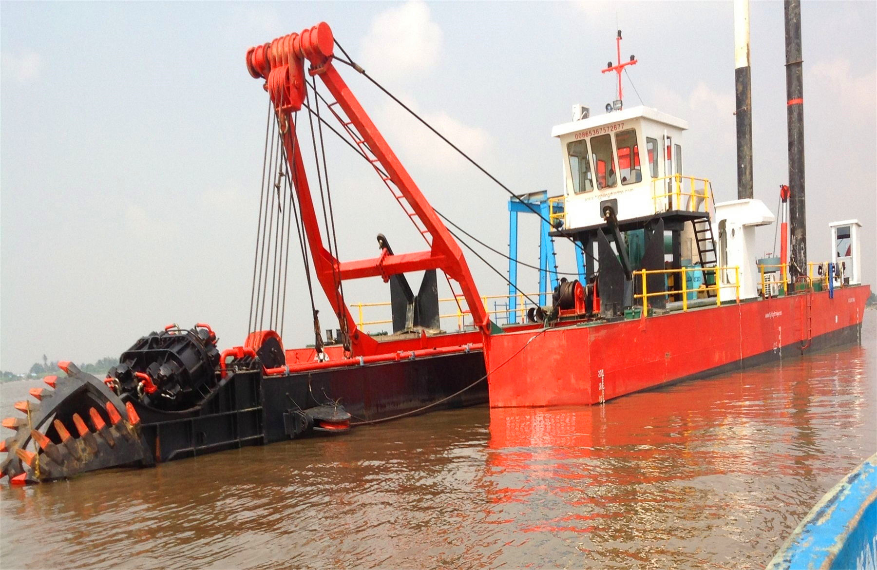 Cutter Suction Dredger for River Canal Desilting