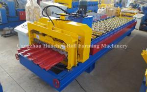 China Roofing Glazed Tile Roll Forming Machine Light Weight High Strengt on sale
