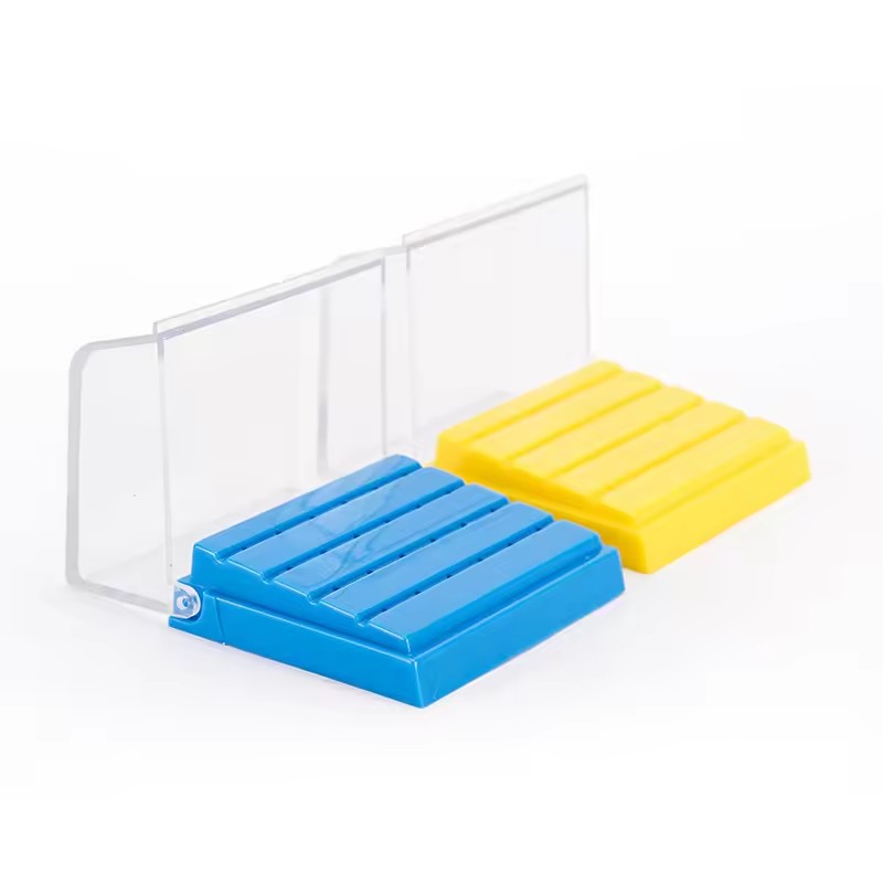 24 Holes Dental Disinfection Bur Box Different Color Diamond Bur Holder Plastic Dental Burs Holder