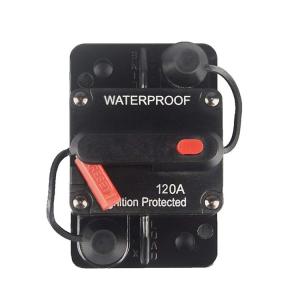 China Manual Switch Automotive Circuit Breakers 120A Panel Mount Ignition Protected on sale