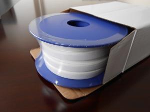 China White Backing Adhesive PTFE Gasket Tape Food Grade Rectangle / Round Cross wholesale