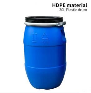 China 30L Chemical Storage Containers HDPE 30 Litre Barrel With Locking Ring ISO9001 wholesale