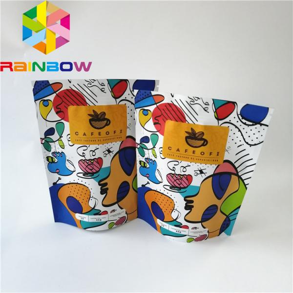Recycle Plastic Aluminum Foil Bags Digital Printing Cake Dessert Tea Coffee