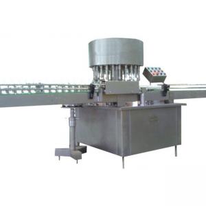 China Auto Glass Bottle IV Solution Production Line Rubber Stopper Plugging Machine on sale