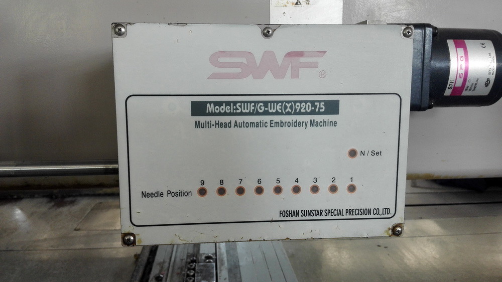 Multi Functional Used SWF Embroidery Machine With Digital Control