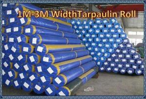 China 1M-3M Width  PVC Fabric PE Fabric PVC  Tarpaulin Fabric PE Tarpaulin Roll wholesale