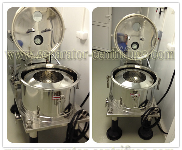 Manual Discharge Basket Centrifuge For Dewatering , Easy And Convenient
