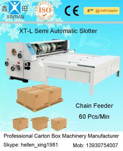 Grinded Surface Pumping Corrugated Carton Paper Plate Making Machine Of Slotting