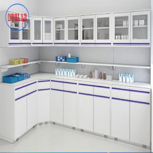 China Adjustable Shelves Medical Healthcare Workstation Manufacturers Full Steel Wall Mount Frame Three Section Slider wholesale