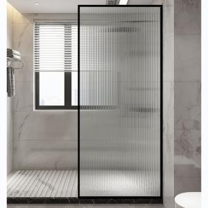 China 8-10mm Rainbow Figured Tempered Glass Shower Screen Bathroom Partitions Cubicles Divisions wholesale