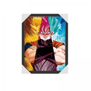 China 3D Japanese Anime Lenticular Poster 3D Lenticular Anime DBZ With 30x40cm Size wholesale