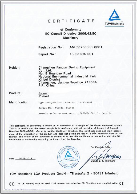 Ce Certified High Temp. Belt Dryer for Drying, Calcining and Cooling of Catalyst