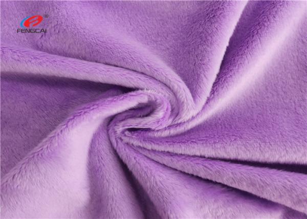 Quality Baby Bedding Recycle Minky Velboa Fabric 100% Polyester for sale