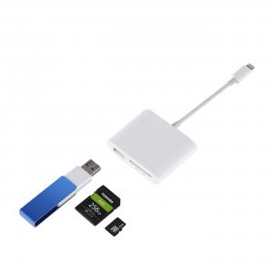 China SD TF Card Slot Lightning Adapter Cable wholesale