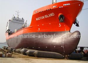 China 1.5m X 15m Marine Rubber Airbag Launching Ships Natural Rubber And Tyre Cord Material wholesale
