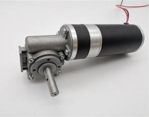 China Micro High Voltage 90V Low Rpm DC Gear Motor With Encoder , Worm Gear Motor wholesale