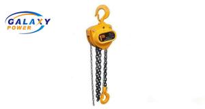 China 20T Manual Chain Hoist , Hand Chain Block Lifting Height 3m Test Load 250KN wholesale