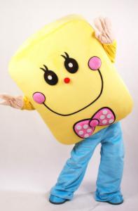 China Plush Smile mascot costume,Plush mascot costumes,Advertising mascot costume,Custom costume wholesale