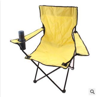 New customed logo promotional fold metal oxford cloth beach chair outdoor